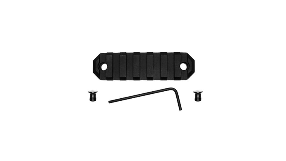 GrovTec US KeyMod Picatinny Rail, 3in, 7 Slot, Black, GTSW228