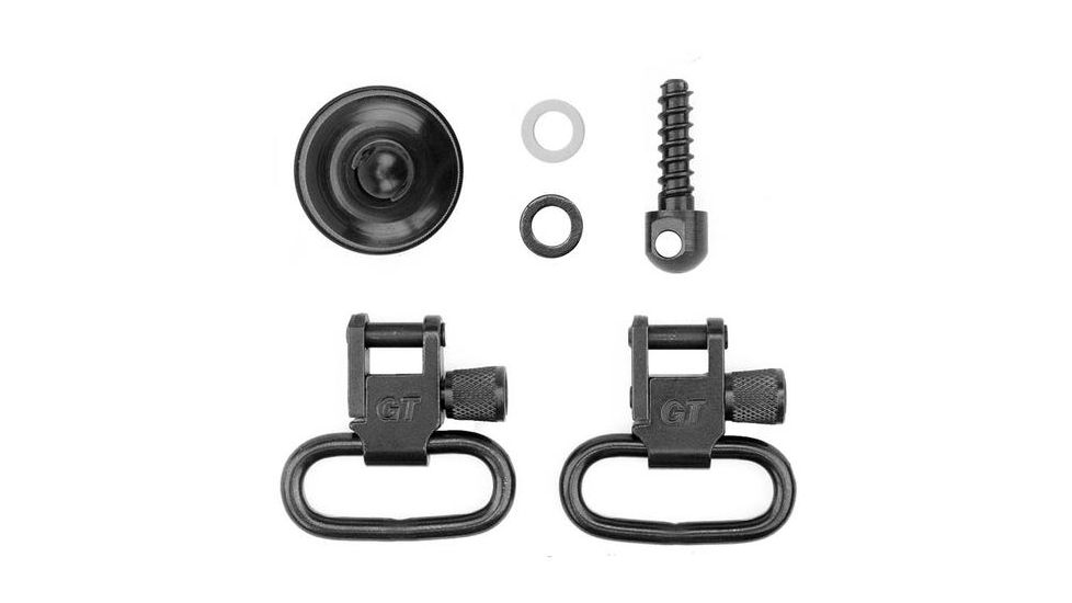 GrovTec US Shotgun Locking Swivel Set, For Mossberg 590/ 835, 12 Gauge, Black, GTSW38