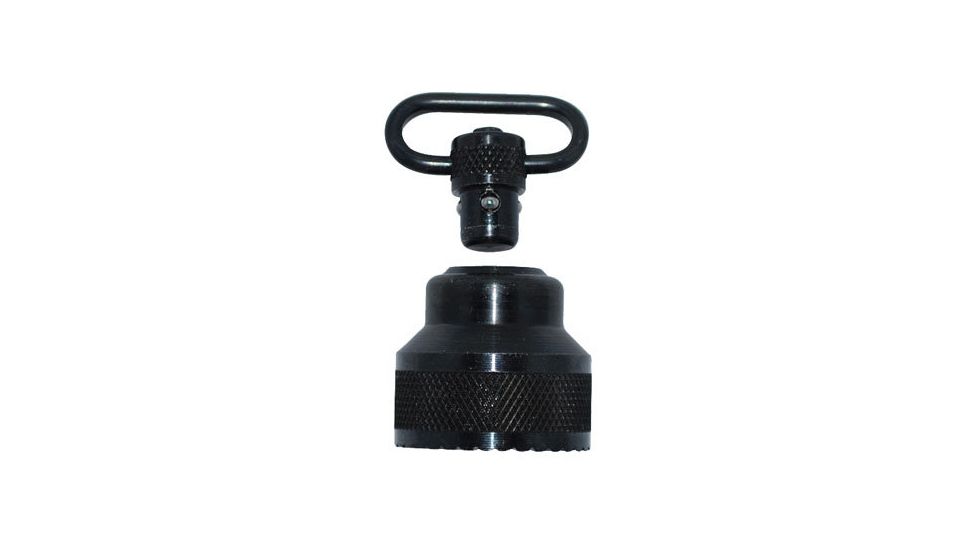 GrovTec US Push Button Mag Cap w/Push Button Swivel, Remington 870 Express Set 12 gauge, Black, GTSW296