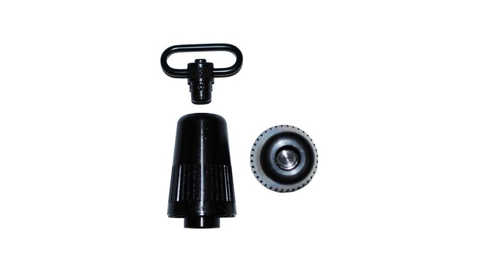 GrovTec US Push Button Mag Cap w/Push Button Swivel, Beretta 391 12 gauge, Black, GTSW292