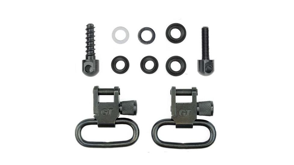 GrovTec US Slotted Sling Swivel Assembly, Black, GTSW12