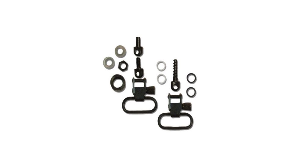 GrovTec US Shotgun Locking Swivel Set, For Most Pump and Autos, Black, GTSW19
