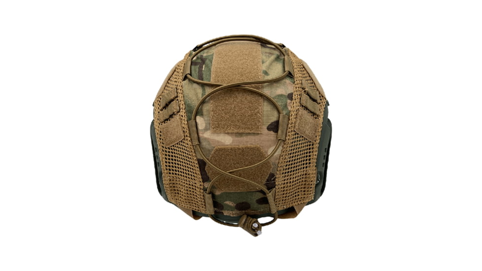 Guard Dog Body Armor FAST Ballistic Helmet, Level IIIA w/ Multicam Helmet Cover, Universal Medium-Large, OD Green, FAST-HELMET-U-G
