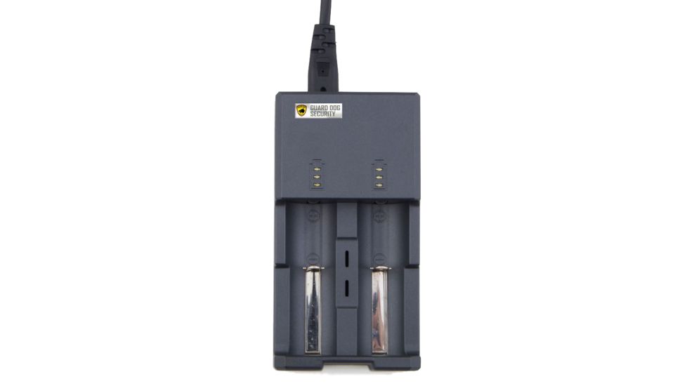 Guard Dog Security Dual Smart Battery Charger With USB Input, Black TL-GDCHSM1
