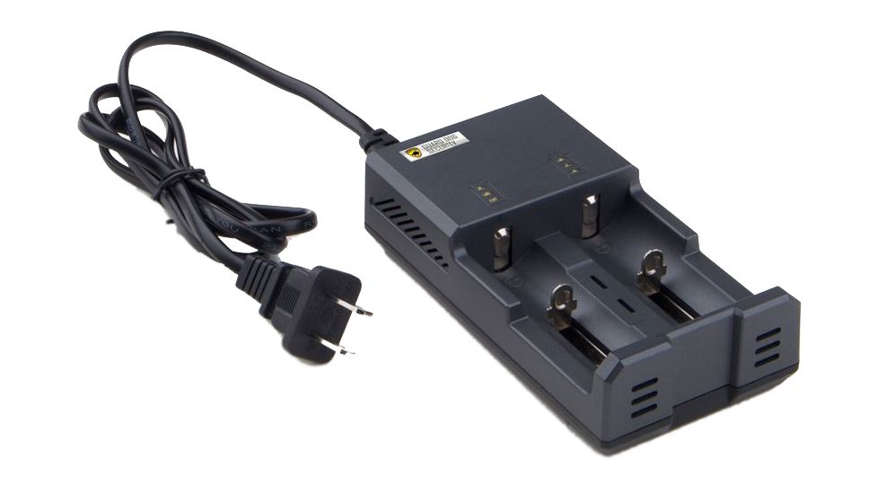 Guard Dog Security Dual Smart Battery Charger With USB Input, Black TL-GDCHSM1