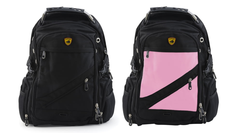 Guard Dog Security ProShield 2 Bulletproof Backpack, Black/Black, Black/Pink