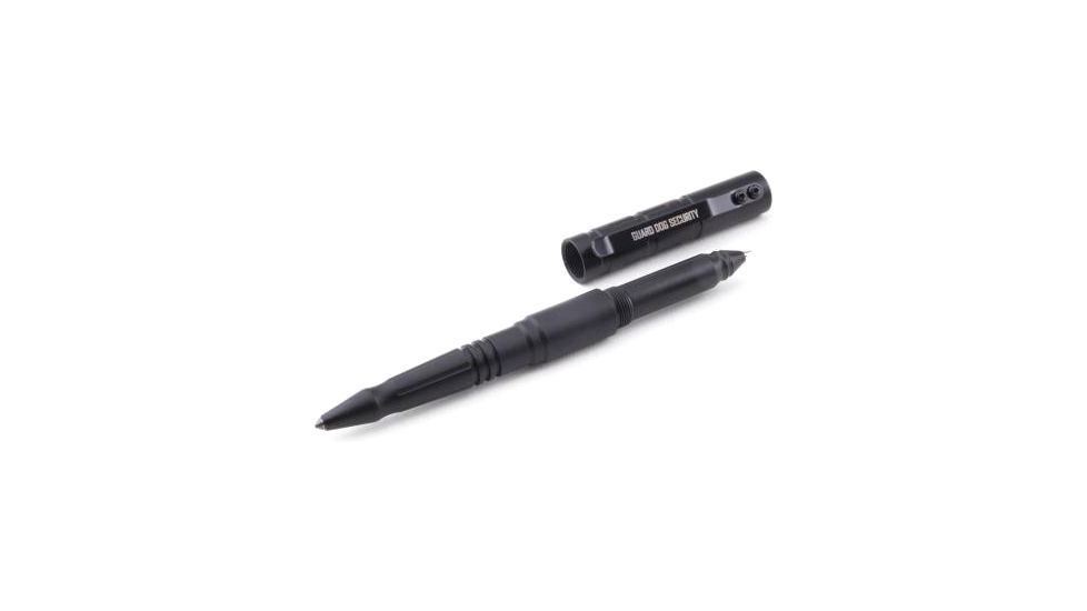 Guard Dog Security Tactical Pen - Type III Aluminum Tactical Pen w/ Tungsten Steel Pressure Tip, Black TP-GDE1000BK