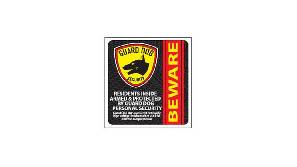 Guard Dog Security Window/Door Sticker SG-GDWSTICKER