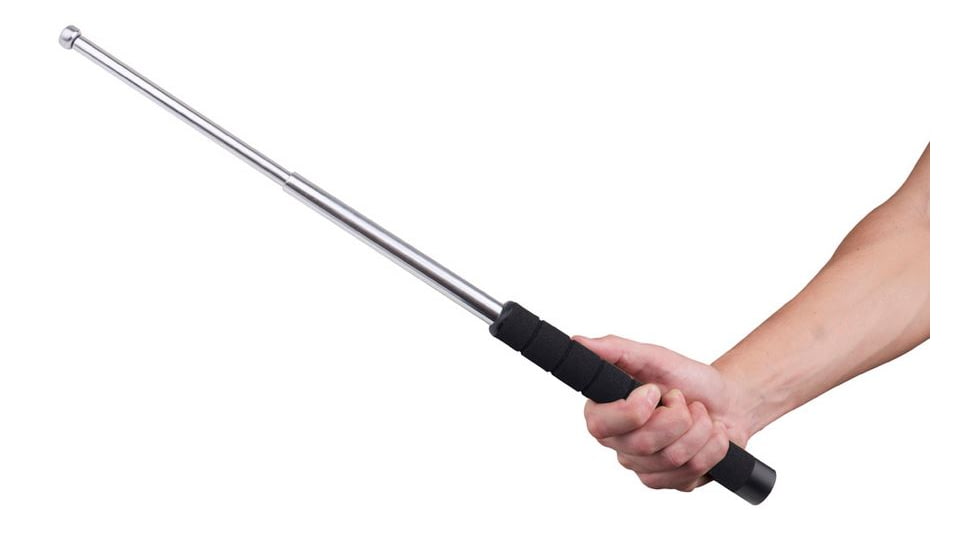 Guard Dog Security X-Series 22in Heavy Duty Metal Baton, Silver BT-GDX22ST