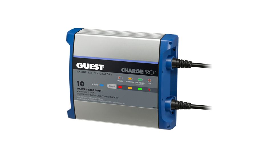 Guest On-Board Battery Charger 10A / 12V - 1 Bank - 120V Input 68279
