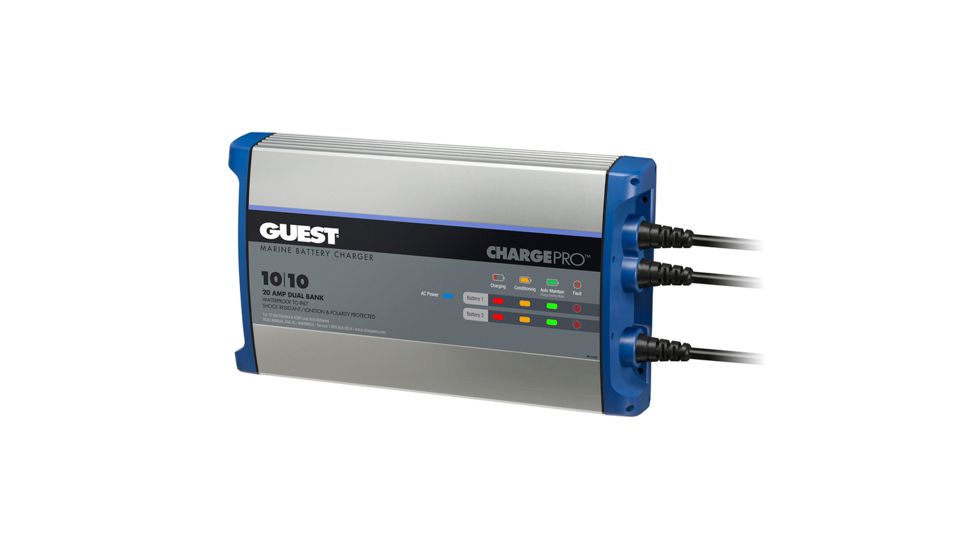Guest On-Board Battery Charger 20A / 12V - 2 Bank - 120V Input 68282