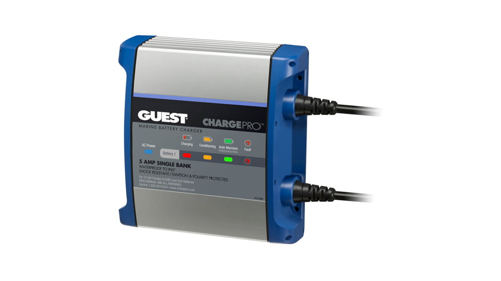 Guest On-Board Battery Charger 5A / 12V - 1 Bank - 120V Input 68278