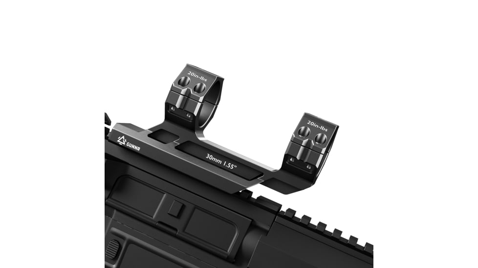 GUNNR Sleipnir 34 mm Cantilever Mount, Black, MONZT3400