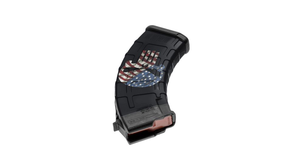 GunSkins AK-47 Magazine Skin, Skull America, ak-47-mag-skin-skull-america