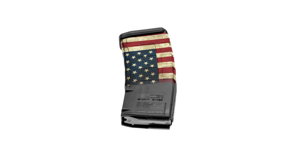 GunSkins AR-15 Mag Skin, America, One Size Fits All, ar-15-single-mag-skin-america