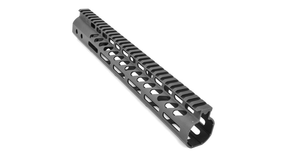 GUNTEC USA 12in Ultra Lightweight Thin M-Lok System Free Floating Handguard w/Monolithic Top Rail,Black GT-12MLK