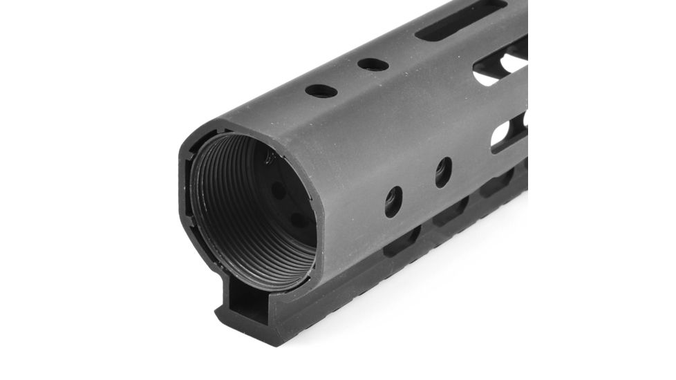GUNTEC USA 15in Ultra Lightweight Thin M-Lok System Free Floating Handguard w/Monolithic Top Rail,.308 Cal,Black GT-15MLK-308