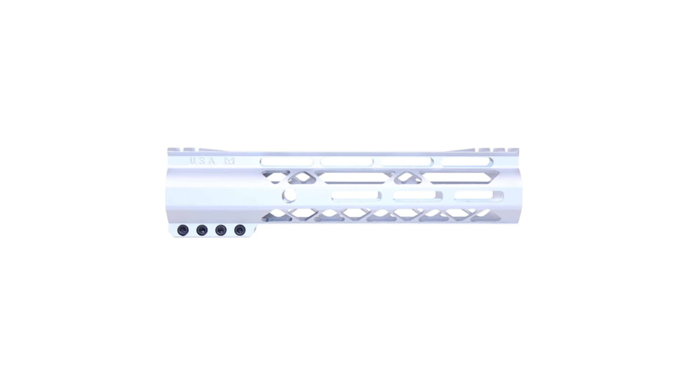 Guntec USA AIR-LOK Series M-LOK Compression Gen 2 Free Floating Handguard w/Monolithic Top Rail, 9in, Clear, GT-9ALC-G2-CLEAR