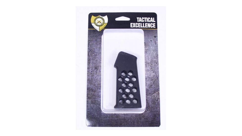 GUNTEC USA Airlite Series Skeletonized Aluminum Pistol Grip, Black AIRLITE-PG