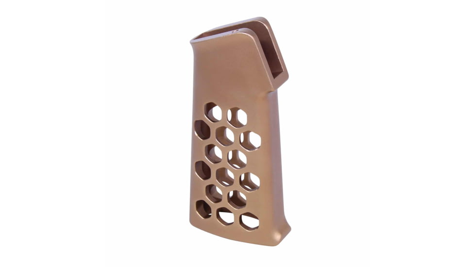 Guntec USA Airlite Series Skeletonized Aluminum Pistol Grip, Bronze, AIRLITE-PG-BRZ