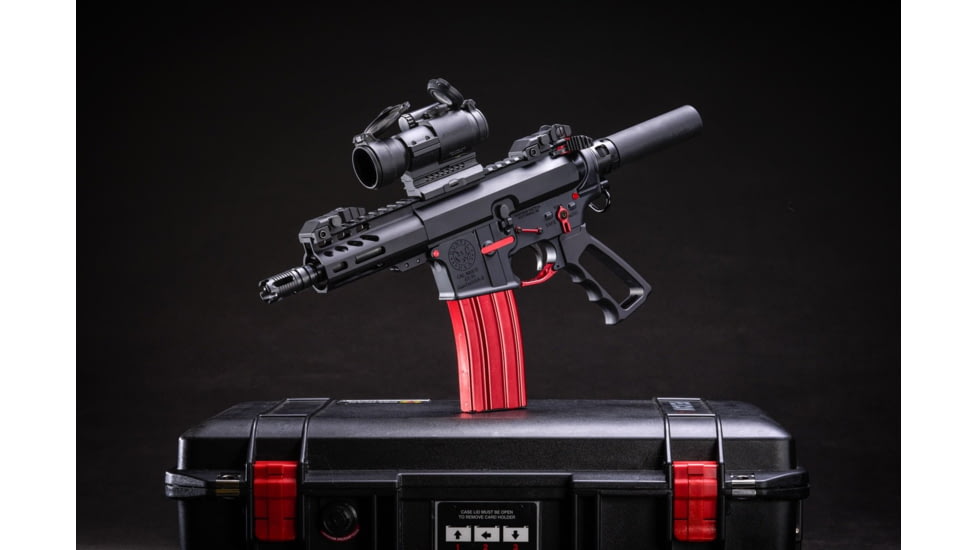 Guntec USA AR-15 Micro Pistol Furniture Set, Anodized Black, MICRO-P-SET
