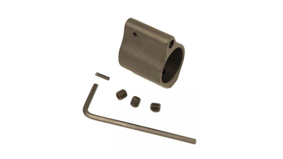GUNTEC USA AR-15 Steel Low Profile Gas Block,.750 Diameter,3 Set Screws GT750SS
