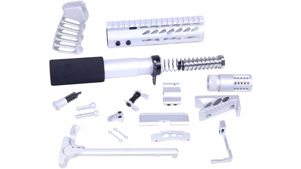 Guntec USA AR-15 Ultimate Pistol Kit, Anodized Clear, ULT-PK-CLEAR