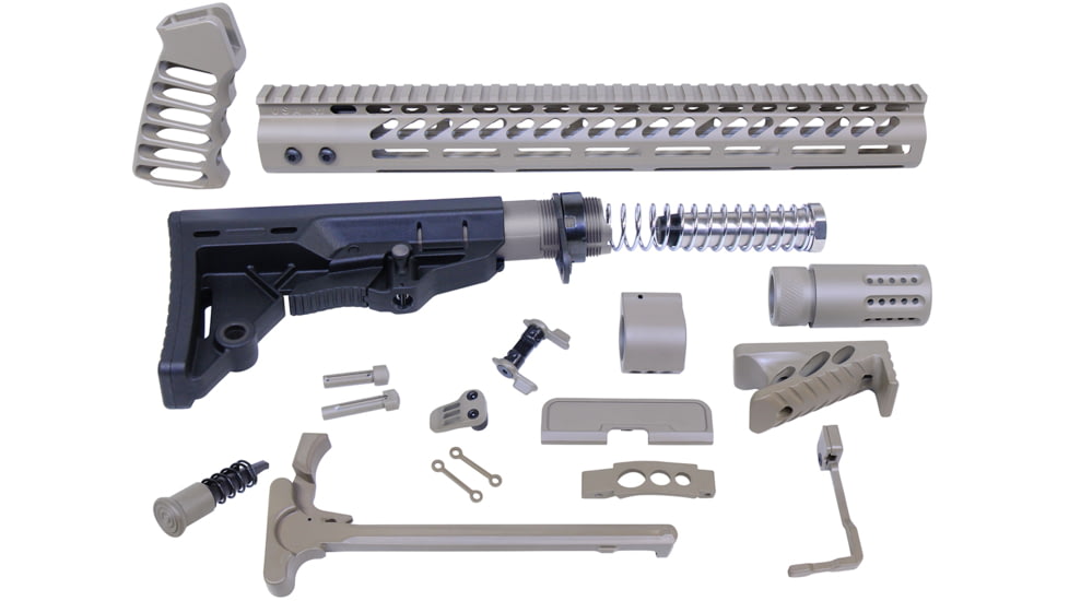 Guntec USA AR-15 Ultimate Rifle Kit, Cerakote Flat Dark Earth, ULT-RK-FDE
