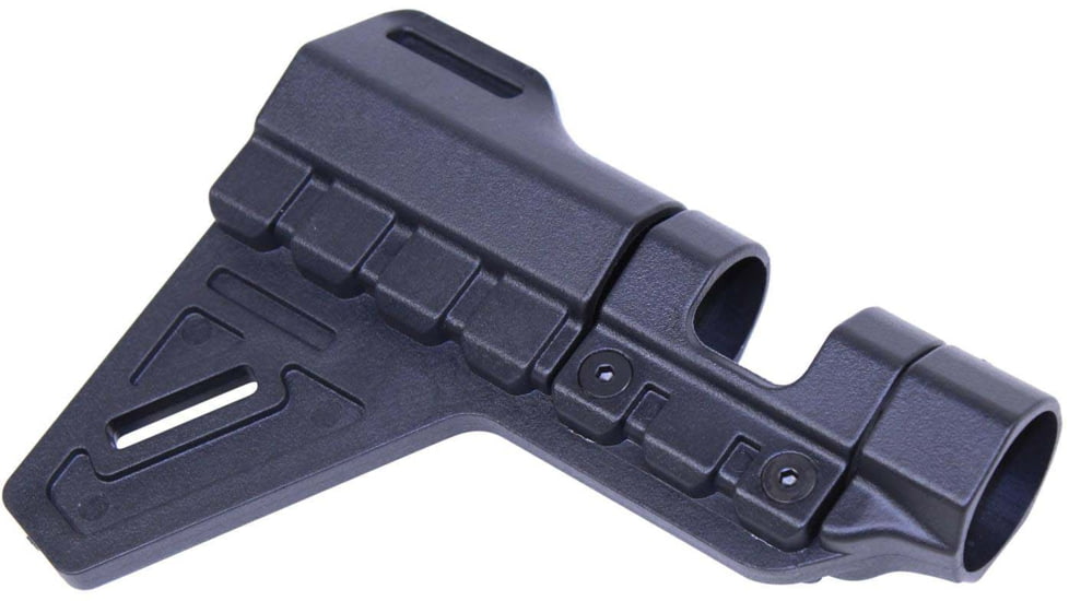 Guntec USA AR Micro Breach Pistol Brace, Black, MBPB-SHELL
