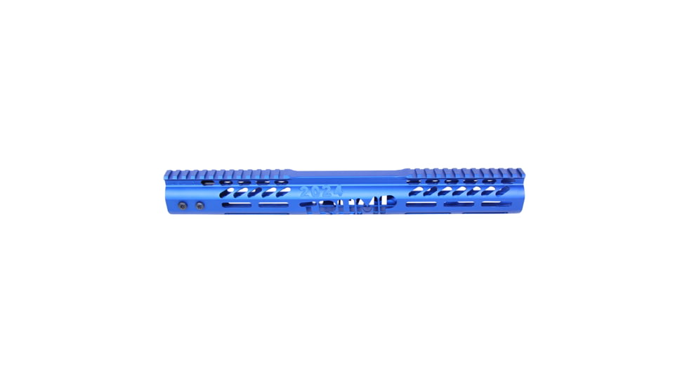 Guntec USA Trump Series Limited Edition M-LOK System Free Floating Handguard w/ Monolithic Top Rail, 15in, Anodized Black, GT-15MLK-TRUMP-BLACK