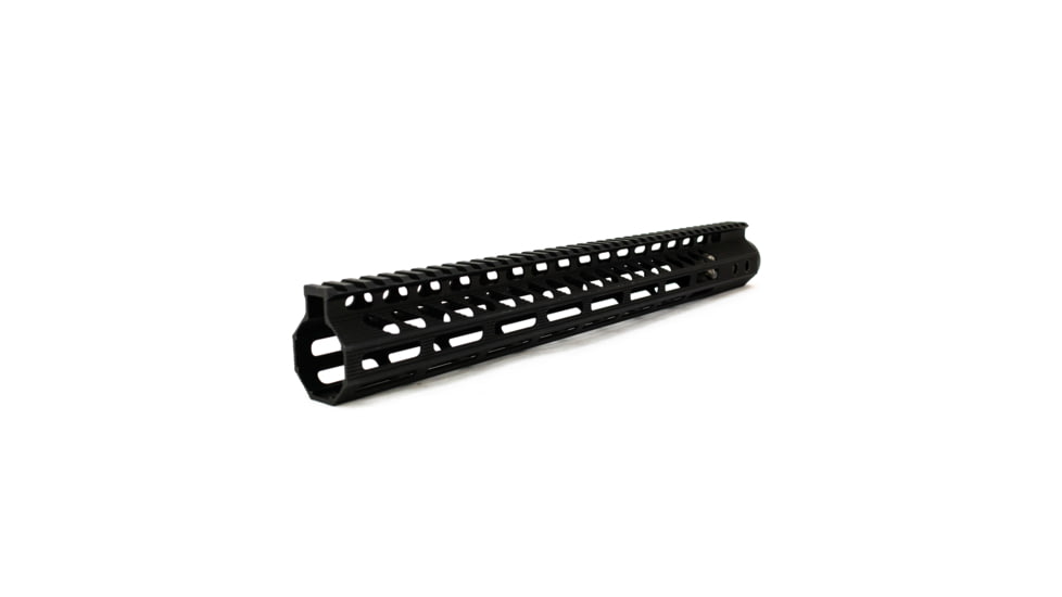 Guntec USA Ultra Lightweight Thin M-Lok Free Floating Handguard w/Monolithic Top Rail, 15in, Black, GT-15MLK