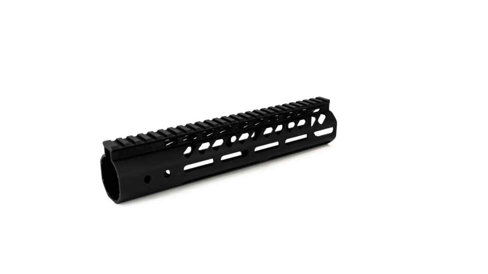 Guntec USA Ultra Lightweight Thin M-Lok Free Floating Handguard w/Monolithic Top Rail, .308, 10in, Black, GT-10MLK-308