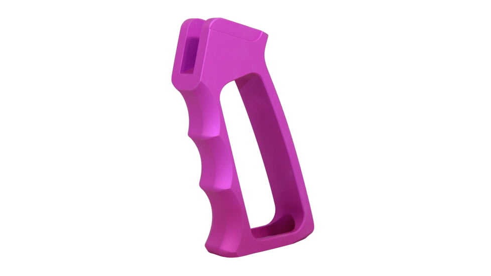 Guntec USA Ultralight Series Skeletonized Aluminum Pistol Grip Gen 2, Anodized Pink, ULS-PG-G2-PINK