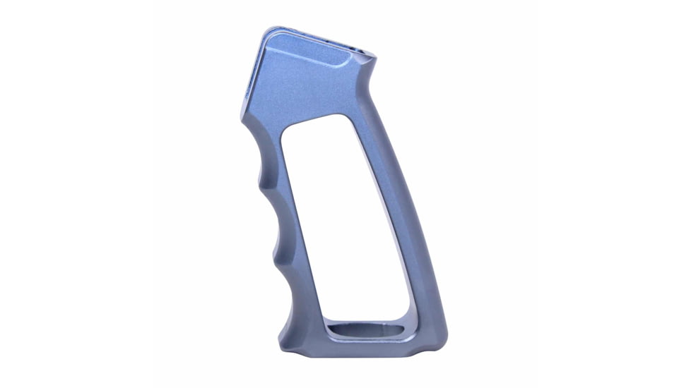 Guntec USA Ultralight Skeletonized Aluminum Pistol Grip, Gen 2, Anodized Grey, ULS-PG-G2-GREY