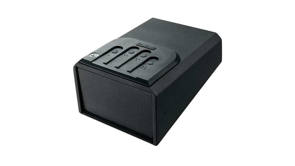 Gunvault GV105019 MiniVault Gun Safe, Illuminated Keypad, Manual Key, GV1050-19