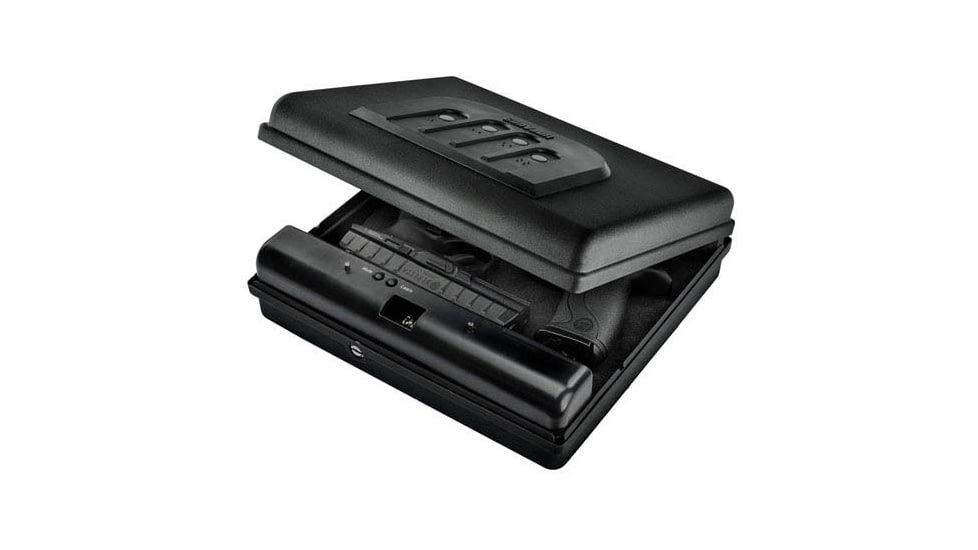 Gunvault MV105019 MicroVault XL Personal Safe, Illuminated Keypad, Manual Key, MV1050-19