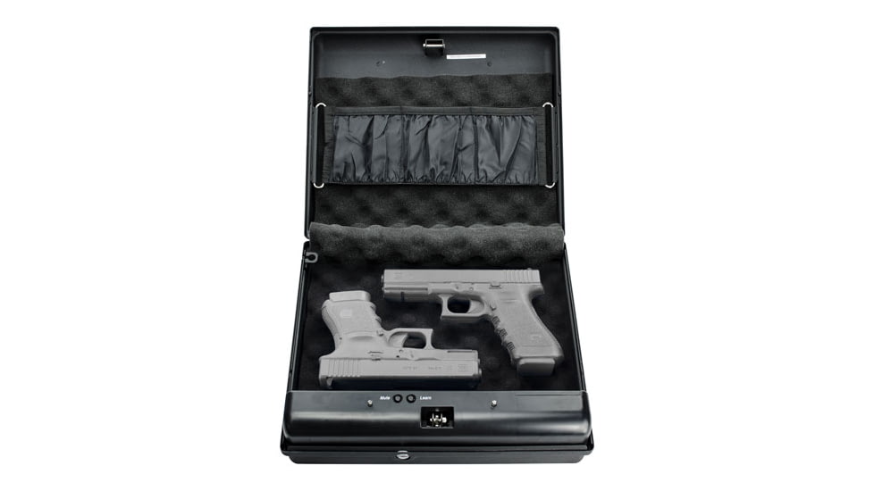 Gunvault MV105019 MicroVault XL Personal Safe, Illuminated Keypad, Manual Key, MV1050-19
