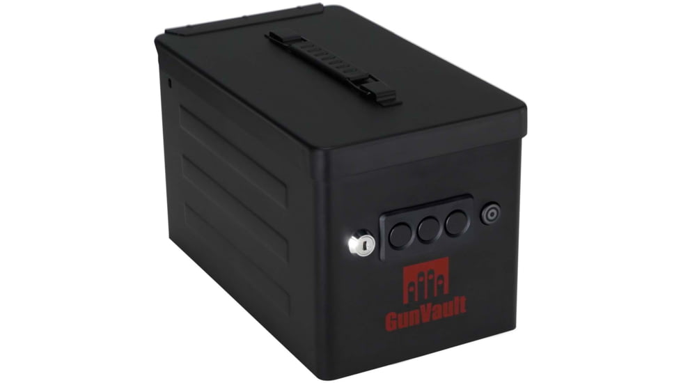 GunVault Range Box - 2 Pistols, Black, Small, GVRV100BK22