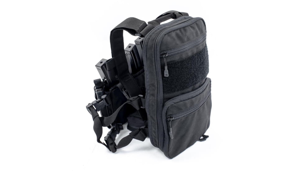 Haley Strategic Partners FlatPack 2.0 Daypack, Black, FP-2-1-BLK