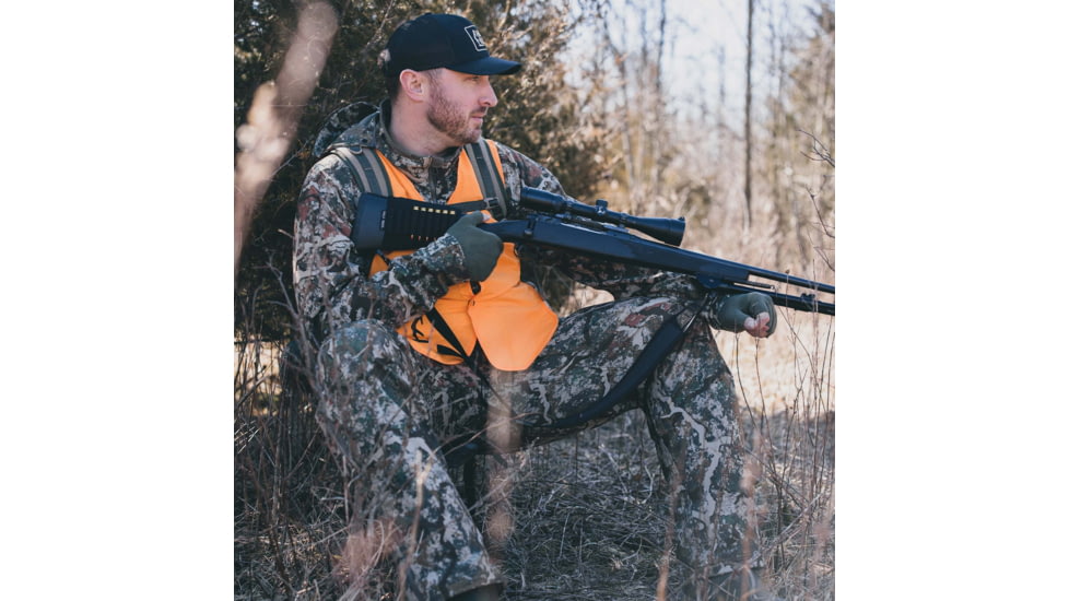 HALF RACK Karrylite Stool, 3-Legged, Grey/Orange, Medium, HR1450