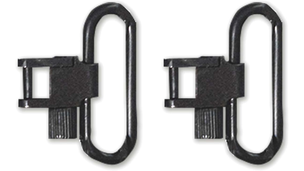 HALF RACK Sling Swivel Set, 2 Psc, 1.25 in, Black, Small, HR1149