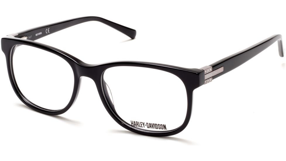 Harley Davidson Eyewear HD0546 Eyeglass Frames - Shiny Black Frame Color