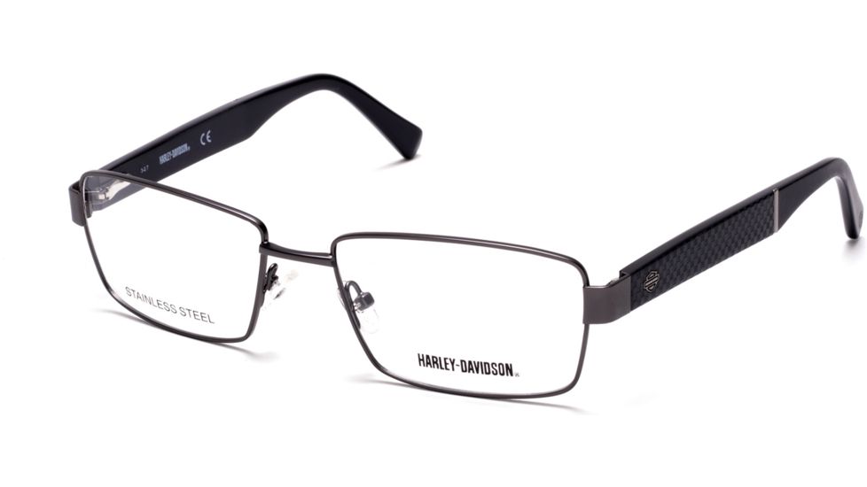 Harley Davidson Eyewear HD0776 Eyeglass Frames - Matte Gunmetal Frame Color