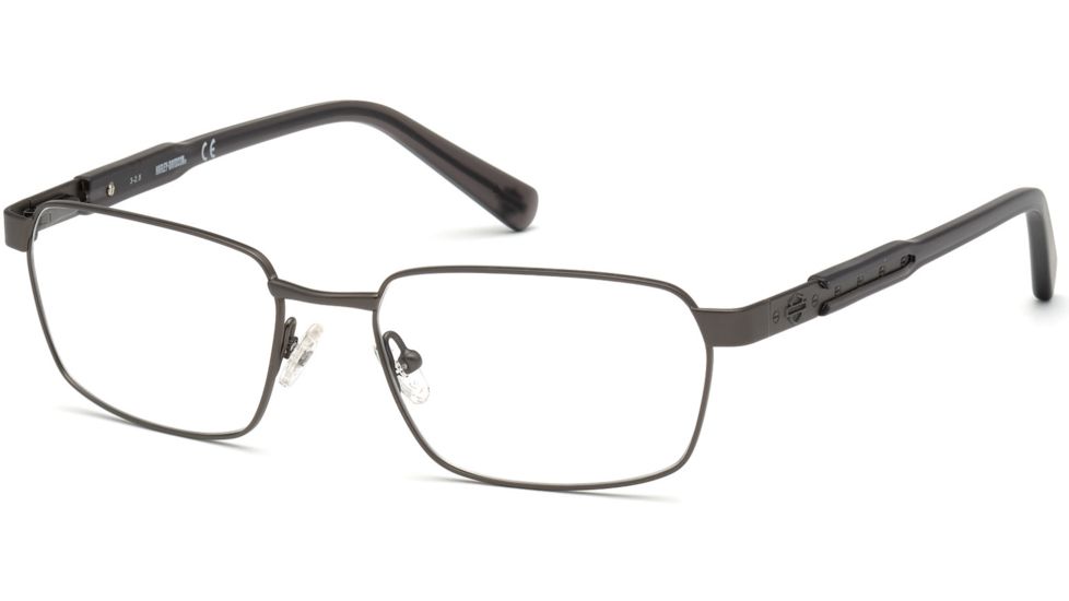 Harley Davidson Eyewear HD0790 Eyeglass Frames - Shiny Gumetal Frame Color