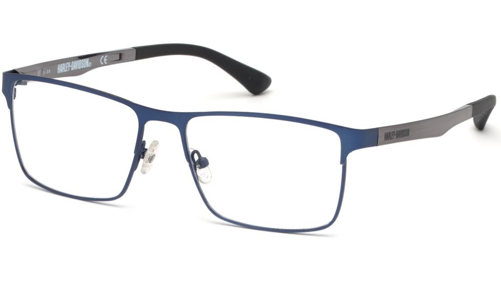 Harley Davidson Eyewear HD0795 Eyeglass Frames - Matte Blue Frame Color