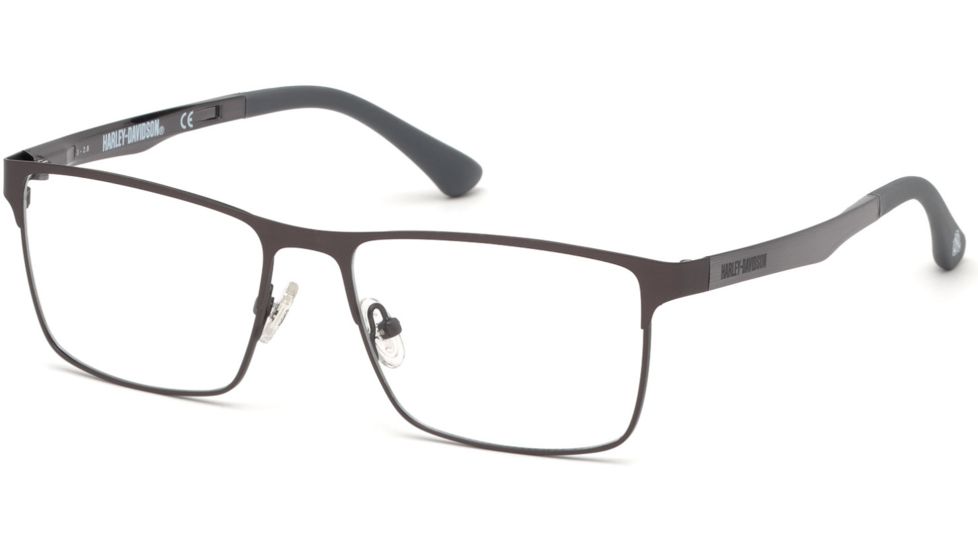 Harley Davidson Eyewear HD0795 Eyeglass Frames - Shiny Gumetal Frame Color