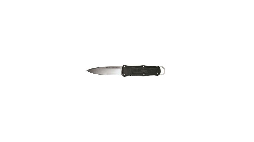 Harley Davidson Nightshift Fixed Blade Knife, Plain Edge, Stonewashed Satin Blade 13410