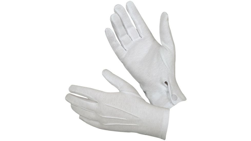 ch Cotton Parade Glove w/Snap Back White S 1010858