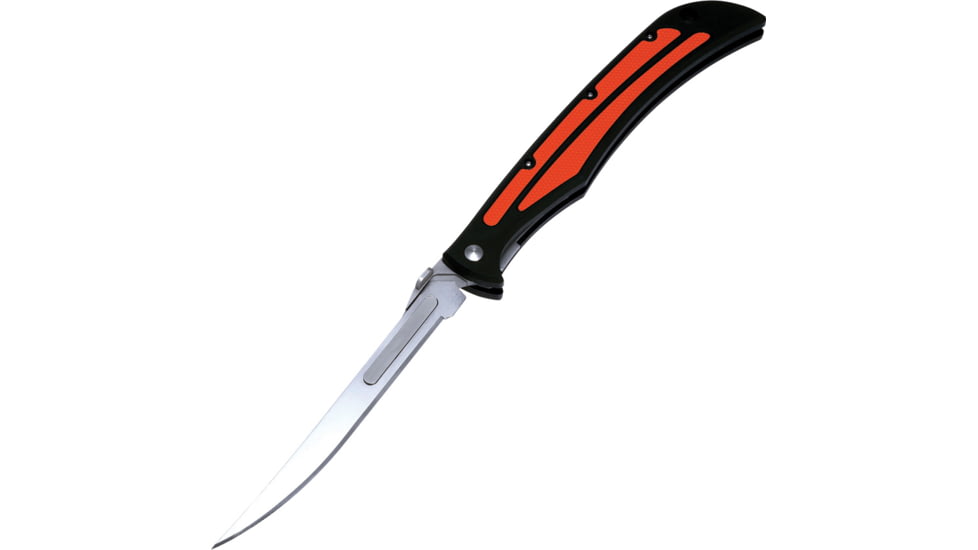 Havalon Baracuta-Edge Folding Knife, 5in, Clampack, Black/Orange, XTC-127EDGE