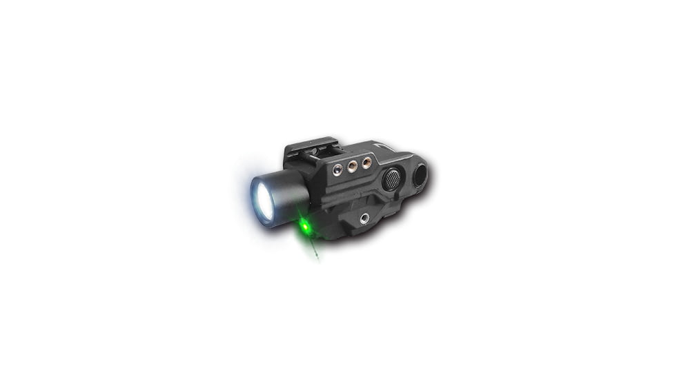 Hawk Gazer FLG-9T LED Flashlight/Green Laser Combo, Black, Low Profile, LG-HG-FLG-9T